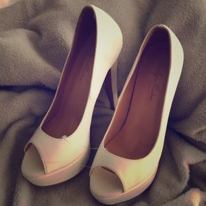 Onlymaker Womens Peep Toe Platform High Heels